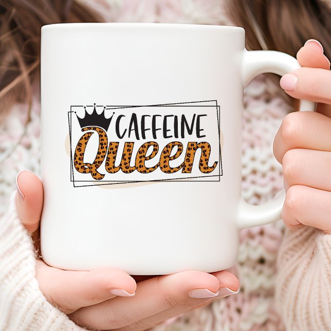 Leopard Pattern Caffeine Queen Coffee Mug (Creator Uploaded)