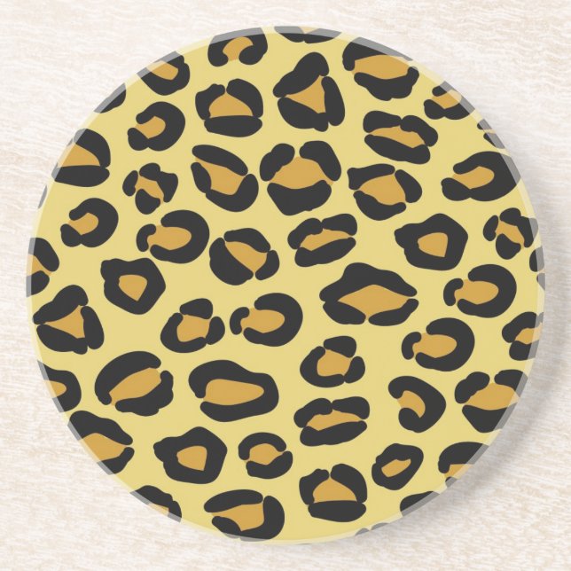Leopard Pattern Coaster (Front)