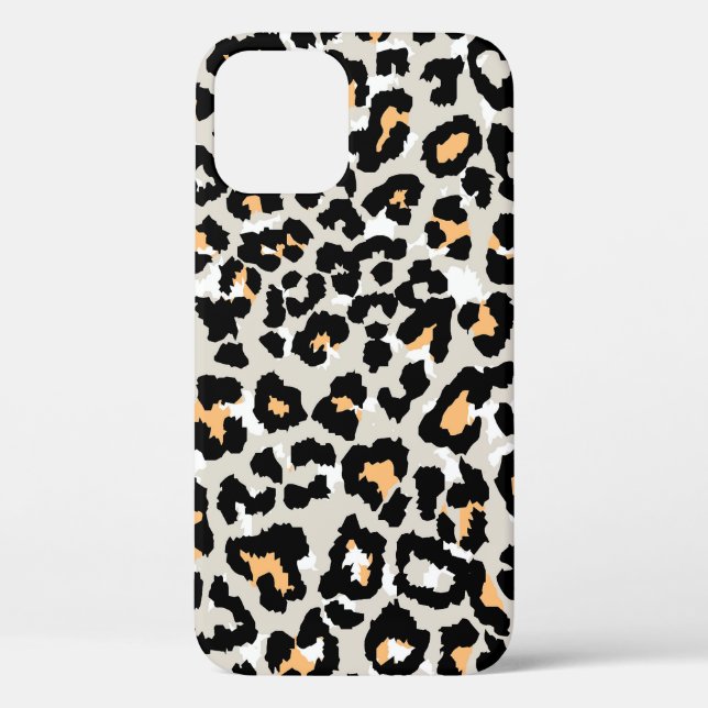 leopard pattern coloured wild seamless Case-Mate iPhone case (Back)