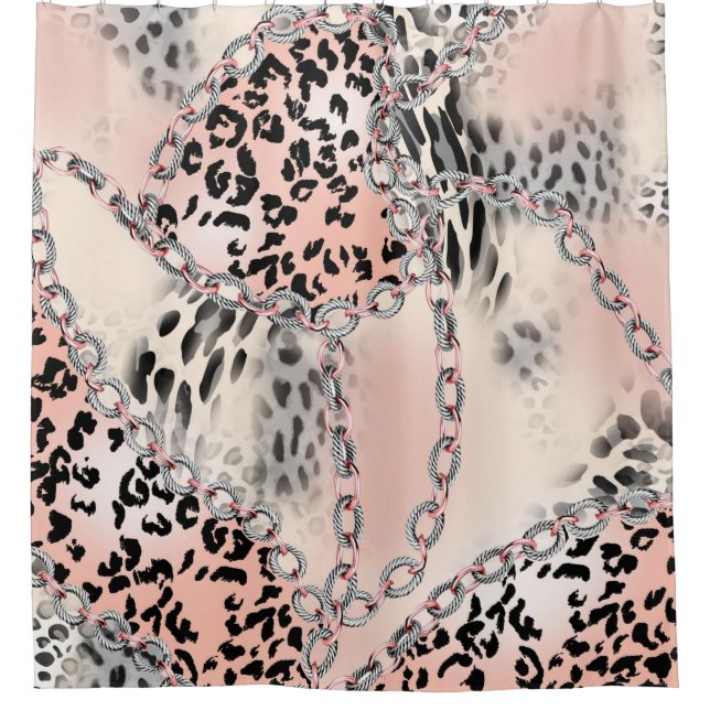Leopard pattern, flowers, chain, roses (Front)