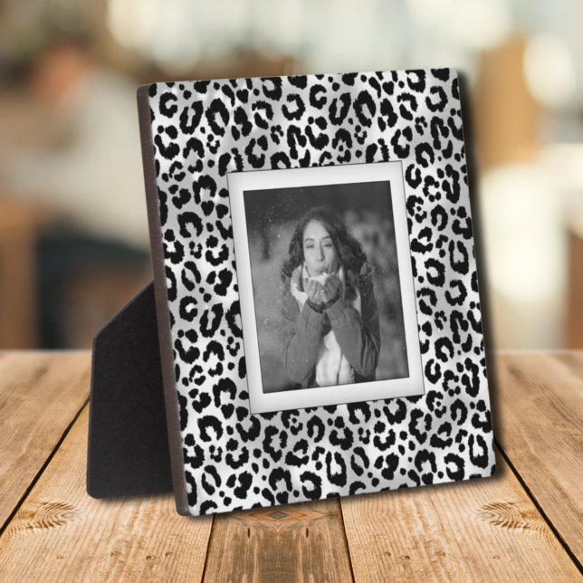 Leopard Pattern Frameless Photo Easel Back Plaque (Leopard Pattern Frameless Photo Easel Back Plaque)