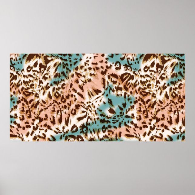Leopard pattern illustration, animal print  (Front)