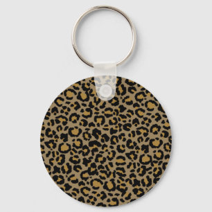 Leopard Pattern in Natural  2  Keychain