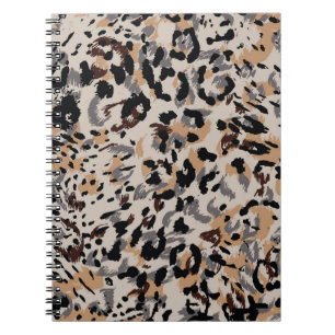 Leopard pattern, jaguar pattern, animal fur notebook