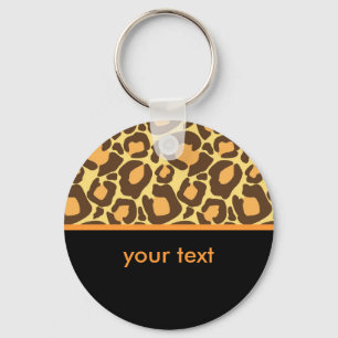 Leopard Pattern Keychain