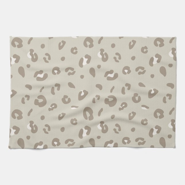 Leopard Pattern Kitchen Towel (Horizontal)