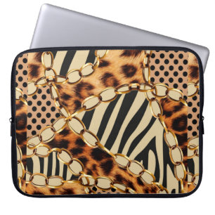 Leopard Pattern, Leopard Print, Animal print, Laptop Sleeve