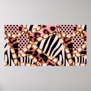 Leopard Pattern, Leopard Print, Animal print,  Poster
