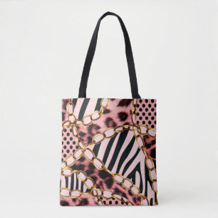 Leopard Pattern, Leopard Print, Animal print, Tote Bag