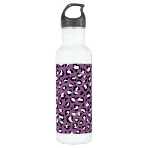 Leopard Pattern, Leopard Spots, Purple Leopard 710 Ml Water Bottle