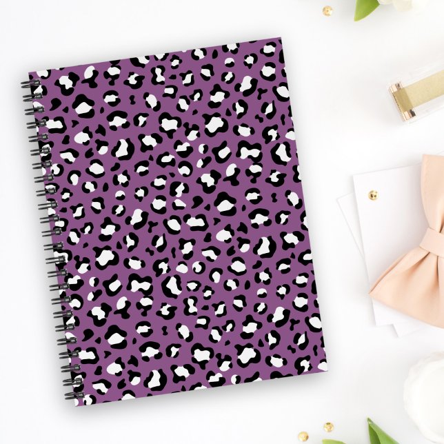 Leopard Pattern, Leopard Spots, Purple Leopard Planner (Creator Uploaded)