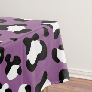 Leopard Pattern, Leopard Spots, Purple Leopard Tablecloth