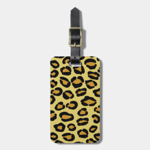 Leopard Pattern Luggage Tag