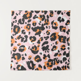 Leopard pattern seamless. Classic leo texture. Tir Tapestry