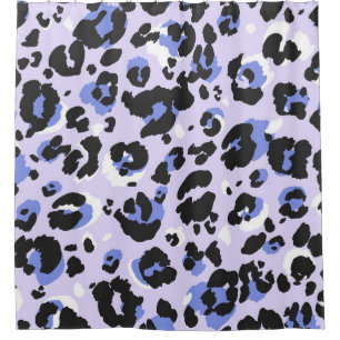 Leopard pattern seamless. Purple leo skin texture.