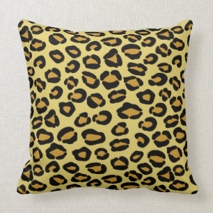 Leopard Pattern Throw Pillow