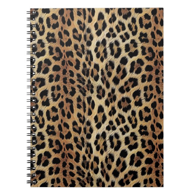 Leopard pattern, tiger, leopard skin, fashionable, notebook (Front)
