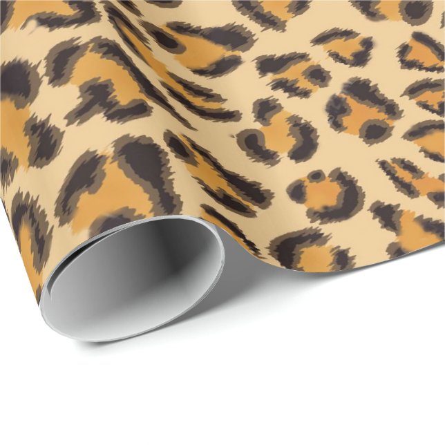 Leopard pattern wrapping paper (Roll Corner)