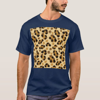 Leopard Paws Cute Pattern by Tobe Fonseca T-Shirt
