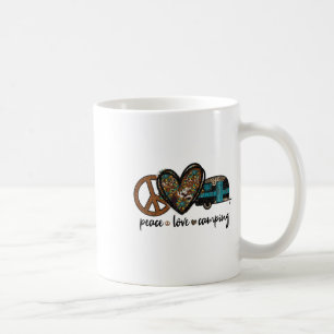 Leopard Peace Sign Heart Design Women Men Teens Ca Coffee Mug