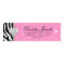 Leopard Pearl Lace Jewels Price Tag Pink