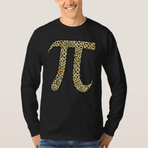 Leopard Pi Symbol  National Pi Day T-Shirt