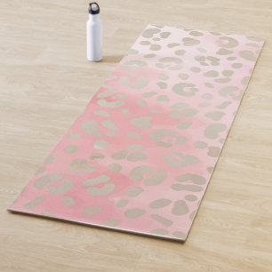 Leopard Pink Pattern Yoga Mat