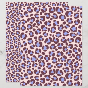Leopard Pink Purple Brown