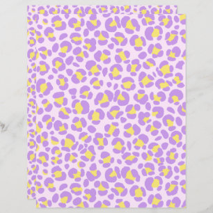 Leopard Pink Purple Yellow