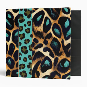 LEOPARD Poster de animal - Classeur
