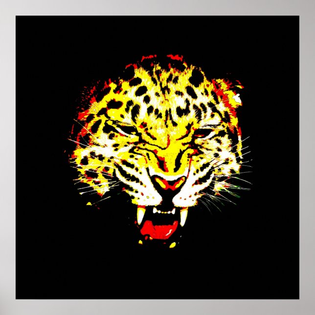 Leopard Poster Print - Leopard Eyes Posters (Front)