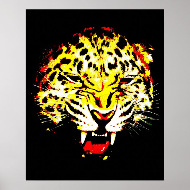 Leopard Poster Print - Leopard Posters - Big Cats (Front)