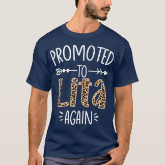 Leopard Pregnancy Announcement Soon To Be Lita Aga T-Shirt
