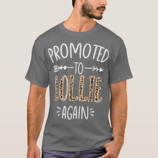 Leopard Pregnancy Announcement Soon To Be Lollie A T-Shirt