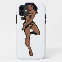leopard print african pin up