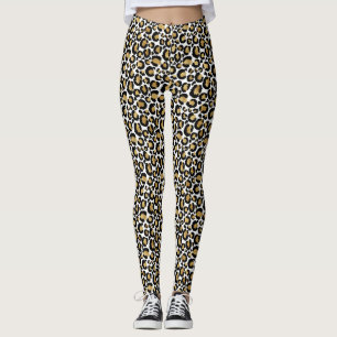 Leopard print all-over design leggings