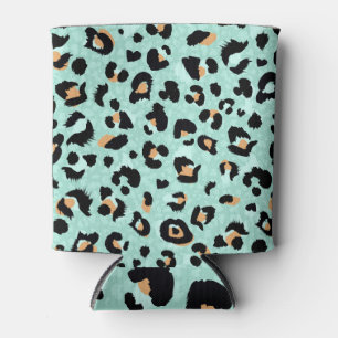 Leopard print, animal pattern can cooler