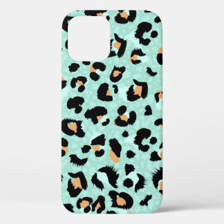 Leopard print, animal pattern iPhone 12 case