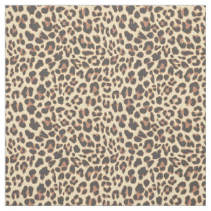 Leopard Print Animal Skin Pattern Fabric