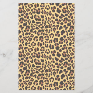 Leopard Print Animal Skin Pattern Flyer