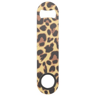 Leopard Print Animal Skin Patterns Bar Key