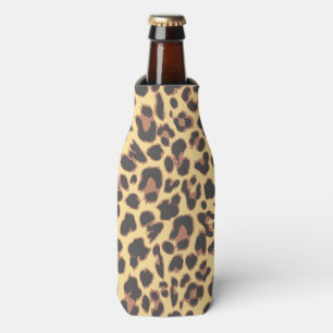 Leopard Print Animal Skin Patterns Bottle Cooler