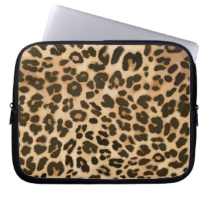 Leopard Print Background Laptop Sleeve
