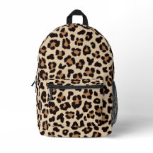 Leopard Print Backpack - Wild Style Bag