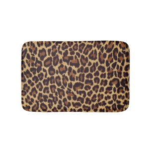 Leopard Print Bath Mat
