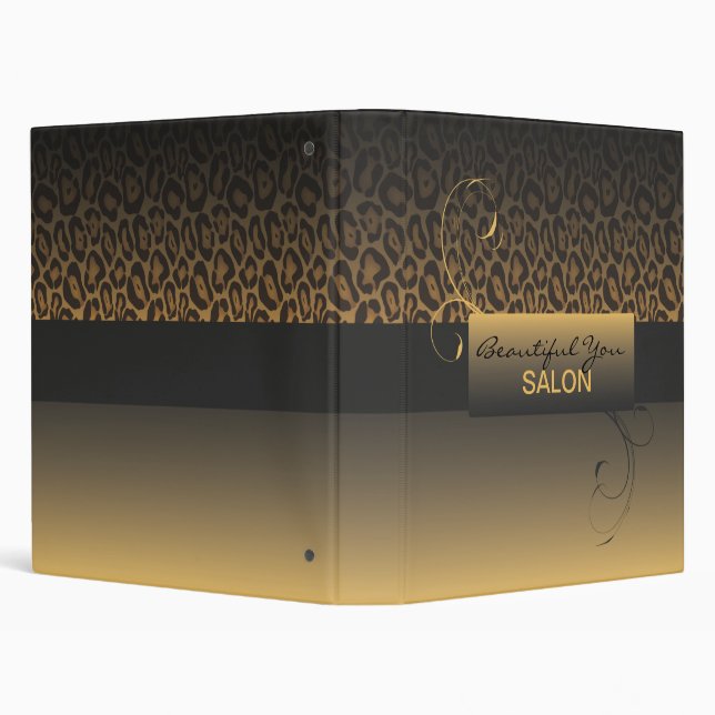 Leopard Print Binder (Background)