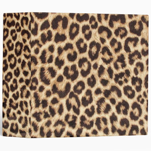 Leopard Print Binder