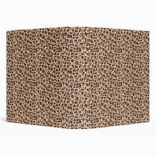 Leopard Print Binder