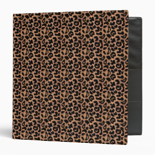 Leopard Print Binder