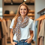 Leopard Print-Blue and Brown- Scarf<br><div class="desc">Leopard Print in Blue and Brown Scarf – Chic, Stylish, and Personalized Wrap yourself in elegance with our Leopard Print in Blue and Brown Scarf. This eye-catching accessory features a modern twist on a classic animal print, blending bold blue and warm brown tones for a look that’s both fierce and...</div>